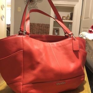 Coral Coach bag